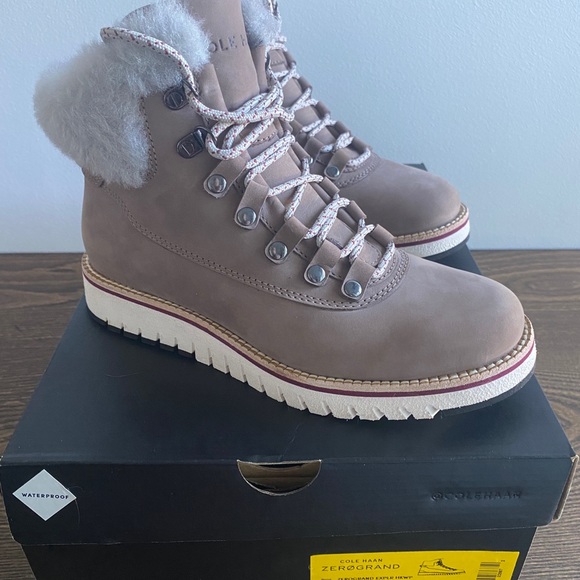 NEW COLE HAAN ZEROGRAND HIKING BOOTS NUBUCK 5 - Picture 5 of 8